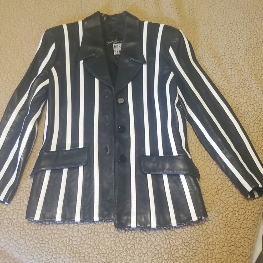 Kid skin North Beach leather jacket